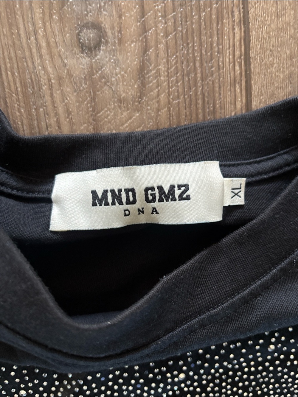 Black T shirt Rhinestone!!